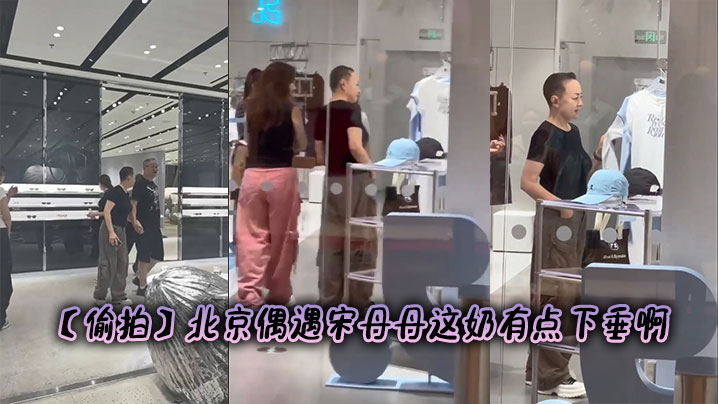 【偷拍】北京偶遇宋丹丹这奶有点下垂啊